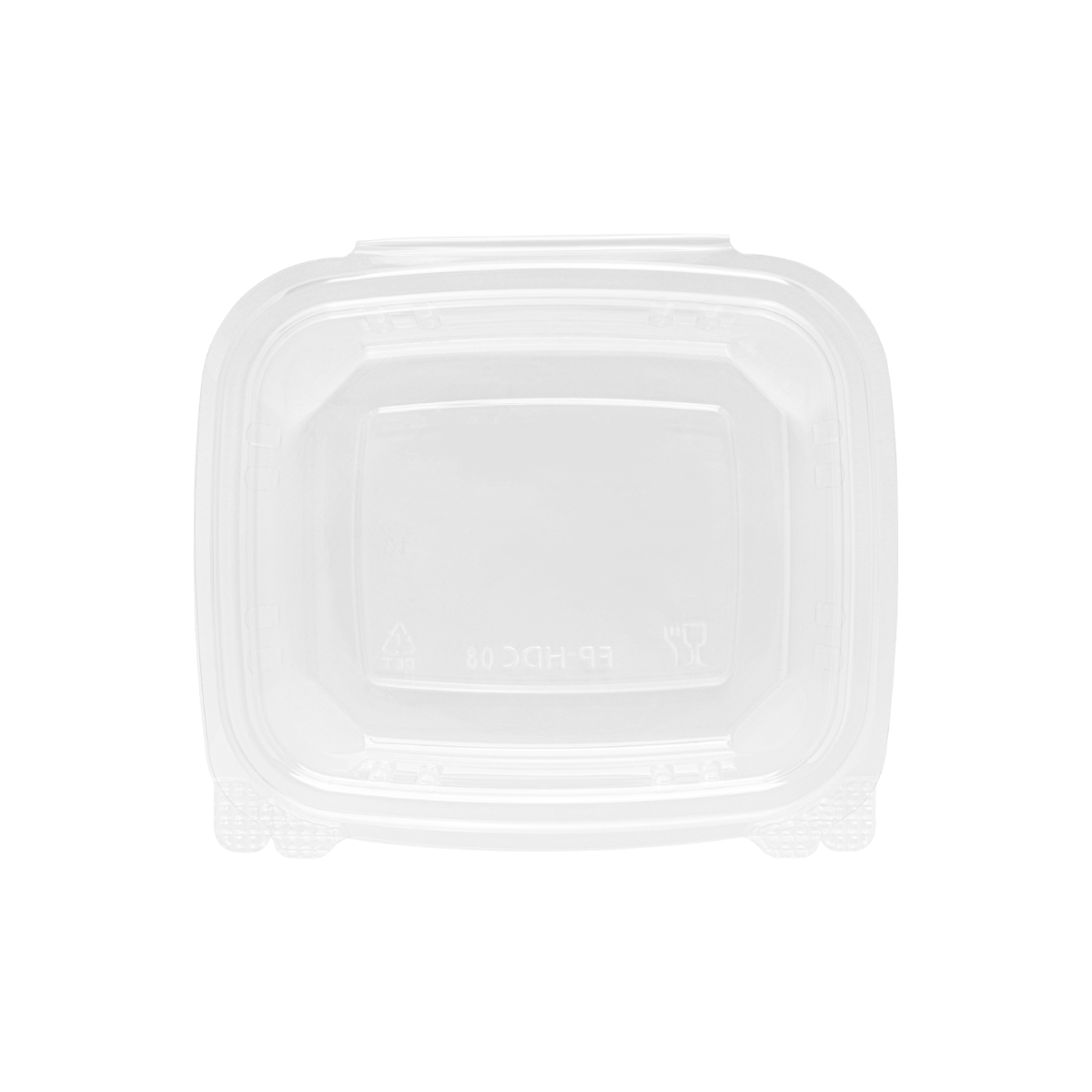 8 oz PET Hinged Deli Container (Clear) Keary site