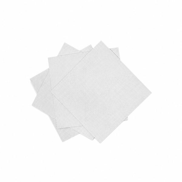 Corrugated Pizza Pad, 12″ x 12″ (White)